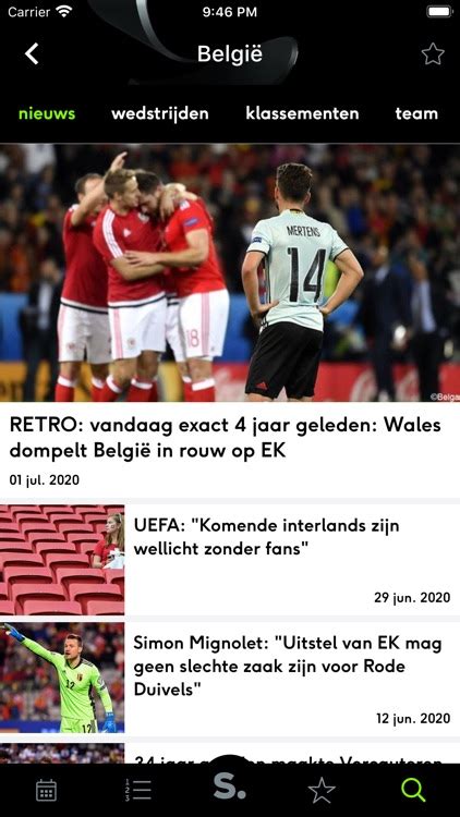 voetbaluitslagen sporza